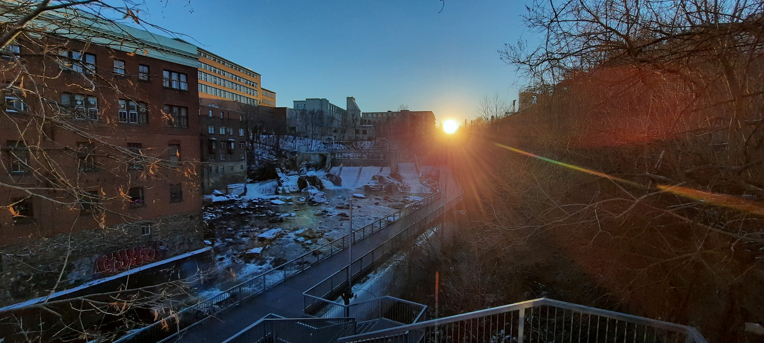 Premier coucher de soleil du mois de décembre 2021