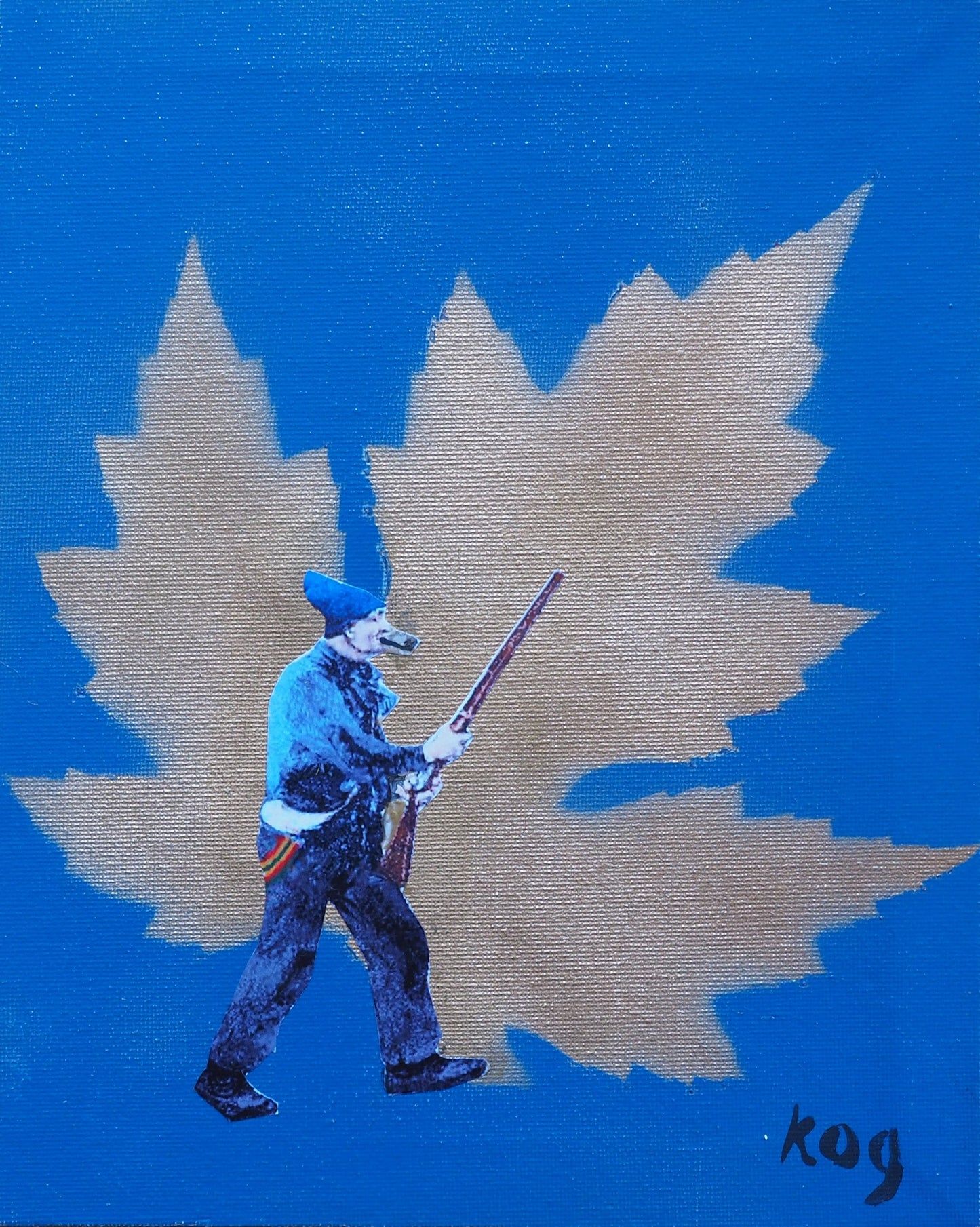 The Lost Patriot \ Le Patriote Égaré Toile