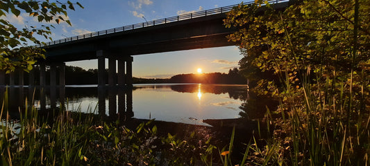 Soleil Et Pont Jacques Cartier De Sherbrooke 3 Août 2021 6H07 (Vue K1)