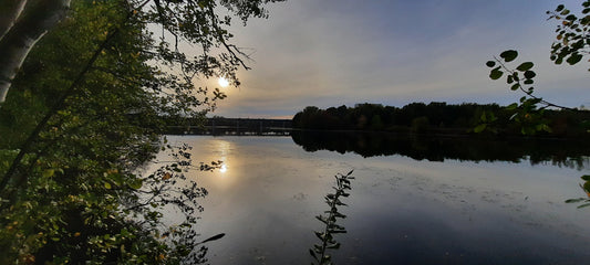 25 Septembre 2021 17H37 (Vue 0) Rivière Magog À Sherbrooke. Pont Jacques Cartier