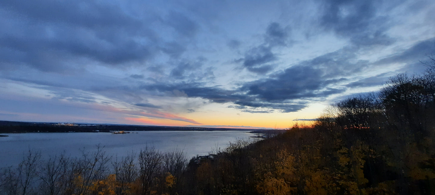 2021-11-14 Québec Fleuve St-Laurent (Vue Promenade Des Gouverneurs)