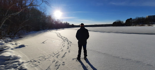 David Sur La Rivière Magog À Sherbrooke (Vue 1)