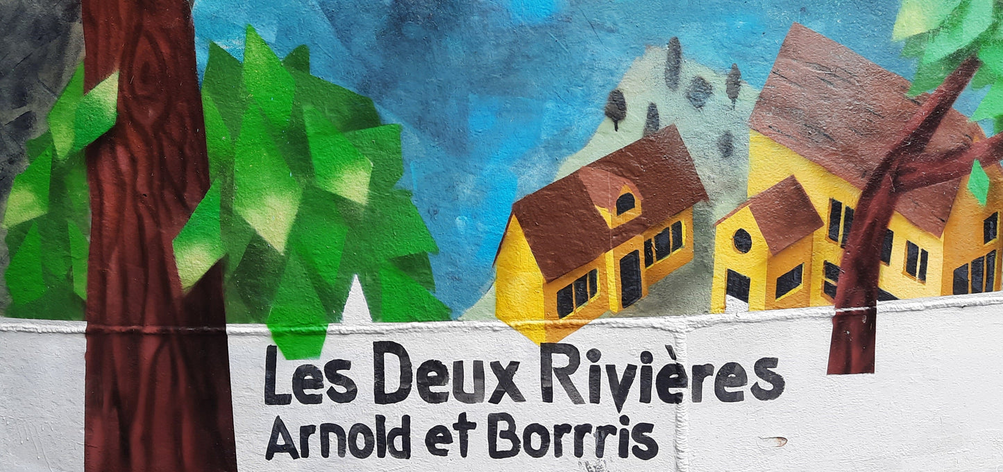 Les Deux Rivières (Arnold Et Borris) (Murale)