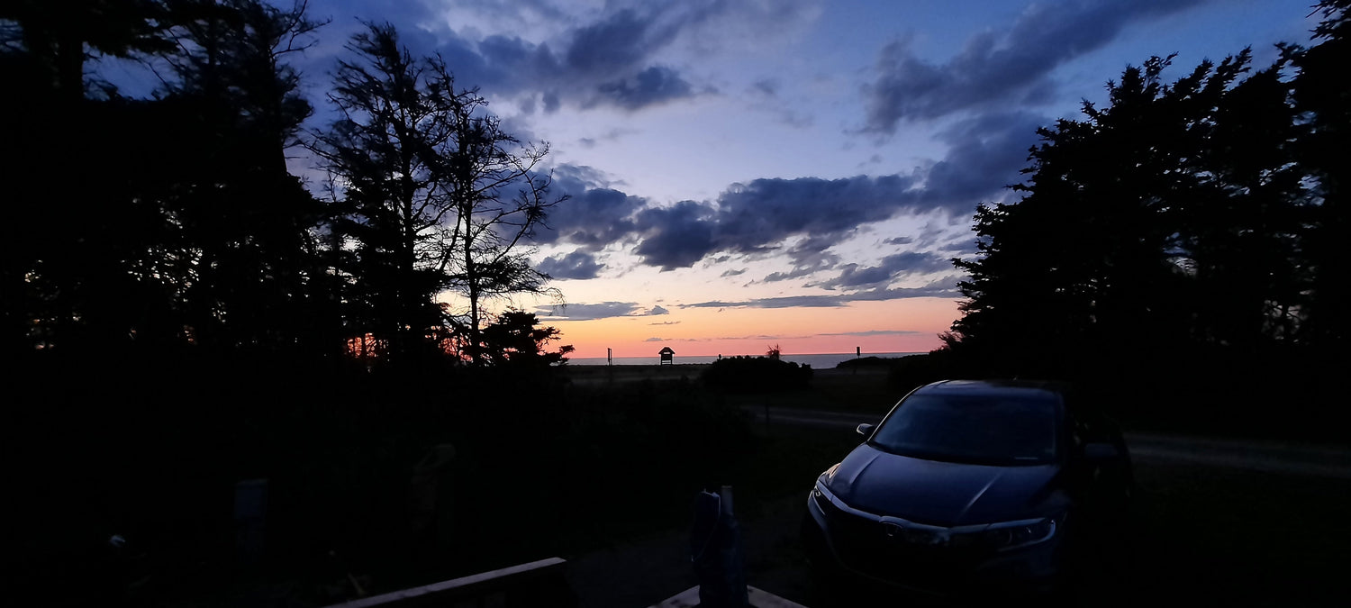 Vue Du Coucher De Soleil D61 Camping Cavendish