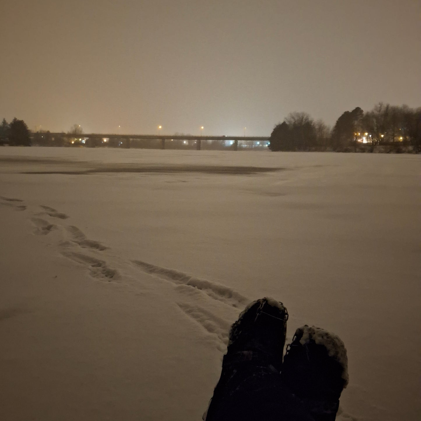 J'ai marché sur la rivière