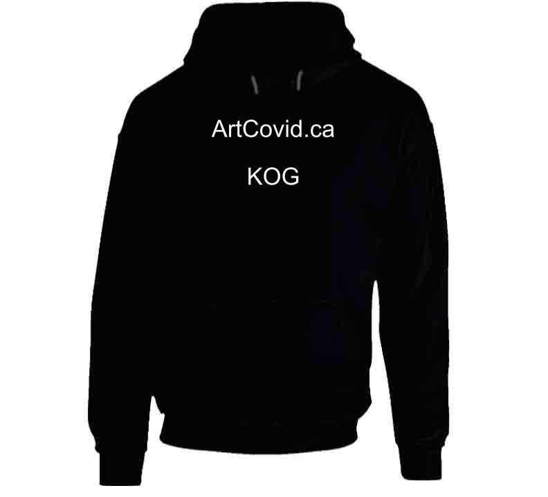 Artcovid Kog T Shirt Hoodie / Black Small T-Shirt